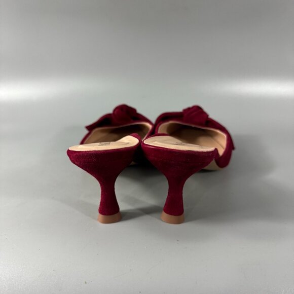 New Inez Vivi Pinot Suede in Red, Size 8 1/2 - Picture 7 of 16